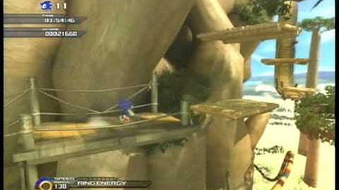 Sonic Unleashed 360 Playthrough Part 9-Temple of Gaia Mazuri