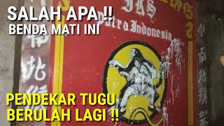 PENDEKAR TUGU BERULAH LAGI .....TUGU IKS.PI DIRUSAK !!!