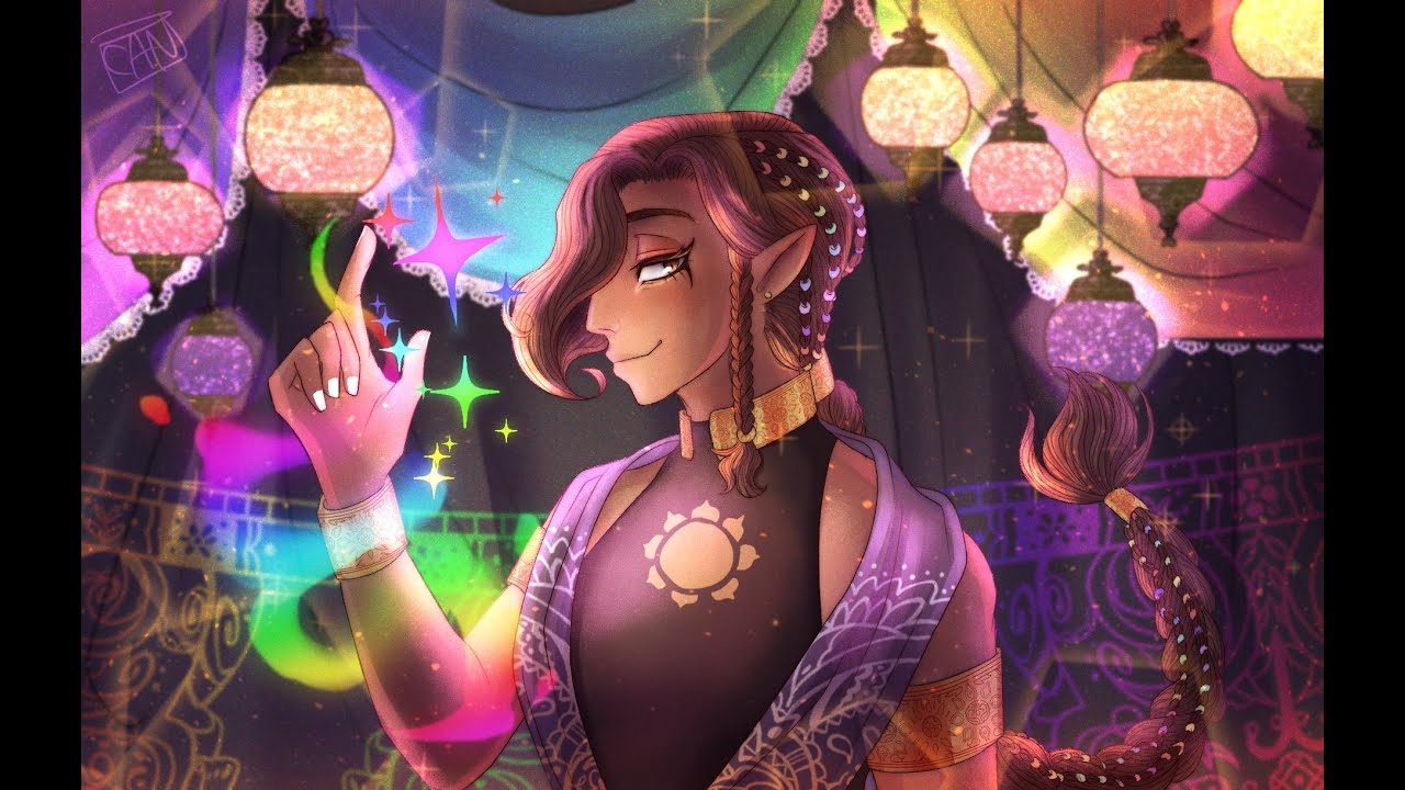 ASMR Ролевая игра «Дерзкая эльфийка-чародейка» (Месяц гордости)