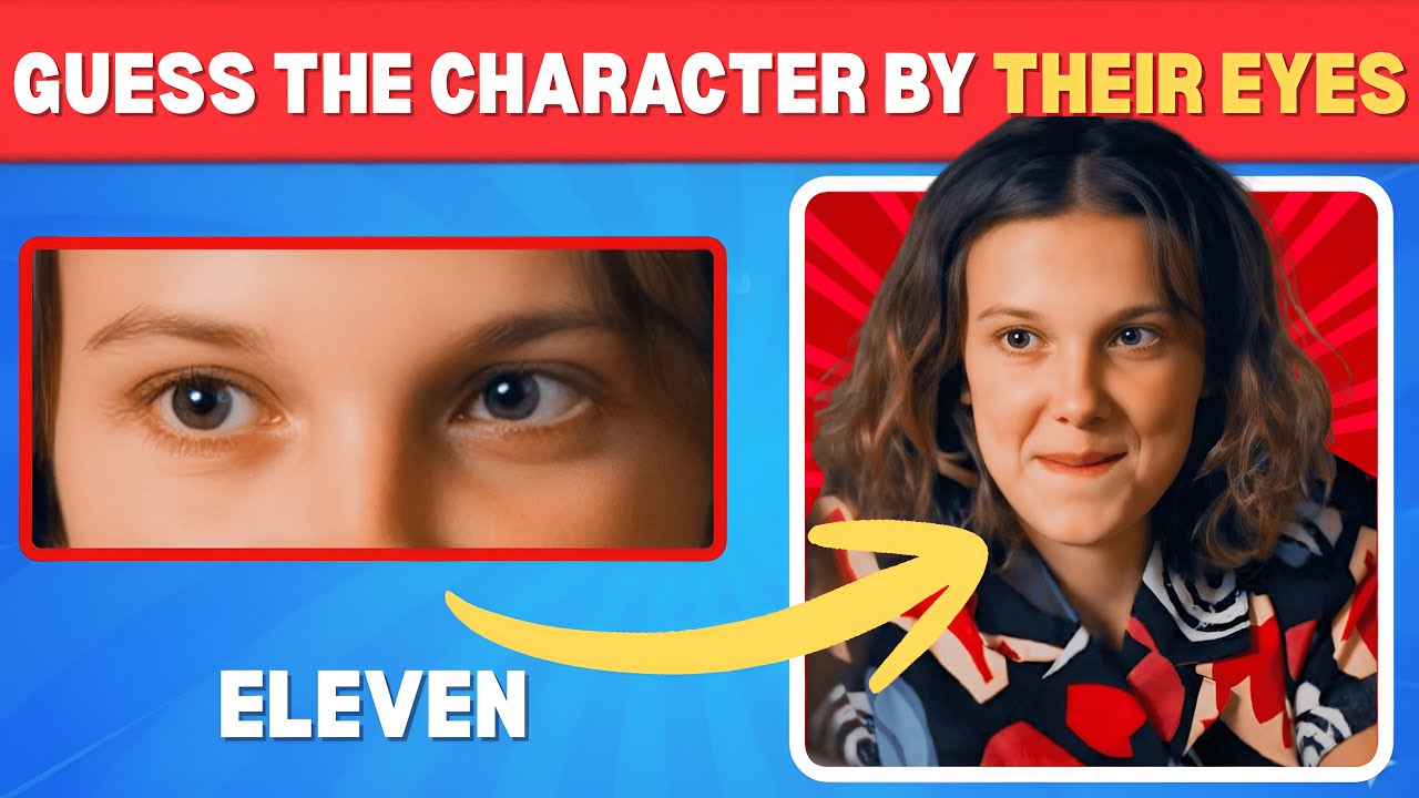 Can You Name These Famous Characters by Their Eyes in 5 seconds?👀✨