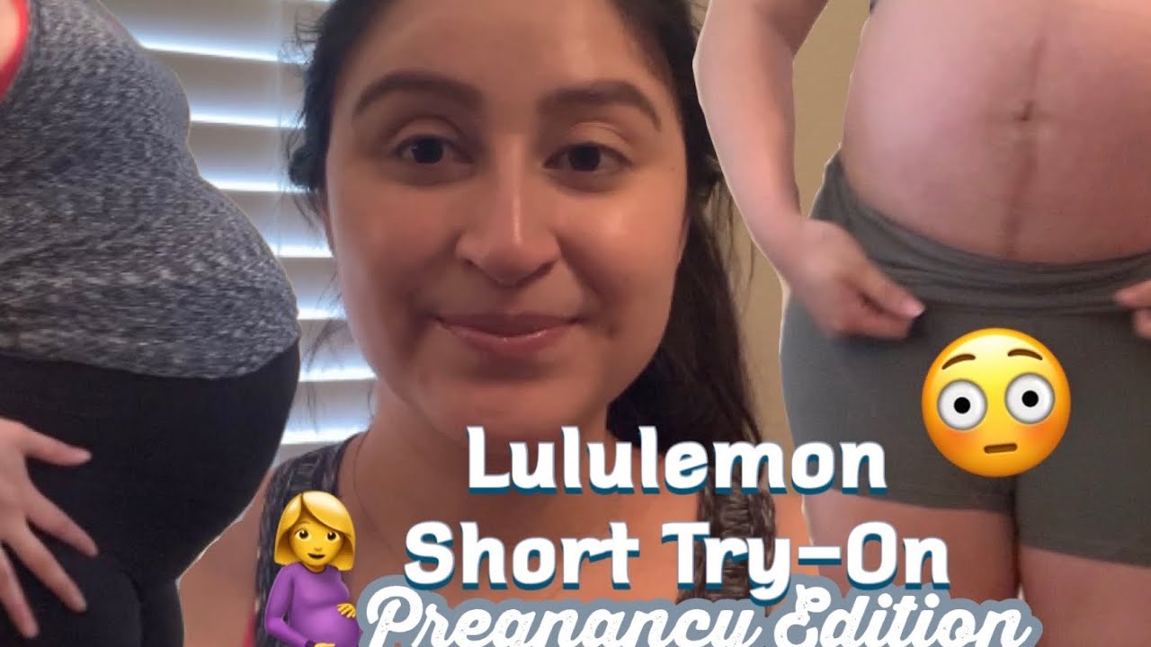 Lululemon Short Try-On (Pregnancy Edition)