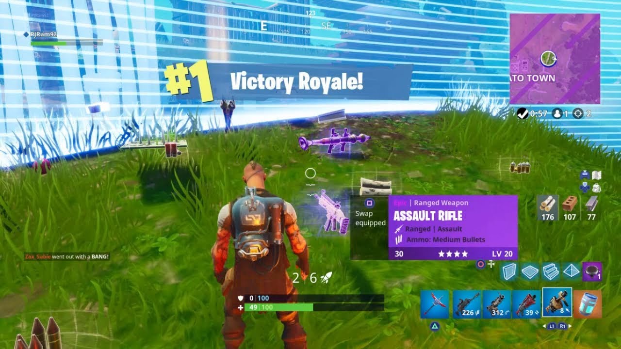 battle royale games online First Solo Win | Fortnite