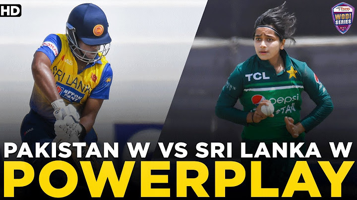 Powerplay | Pakistan Women vs Sri Lanka Women | 3rd ODI 2022 | PCB | MN1L
