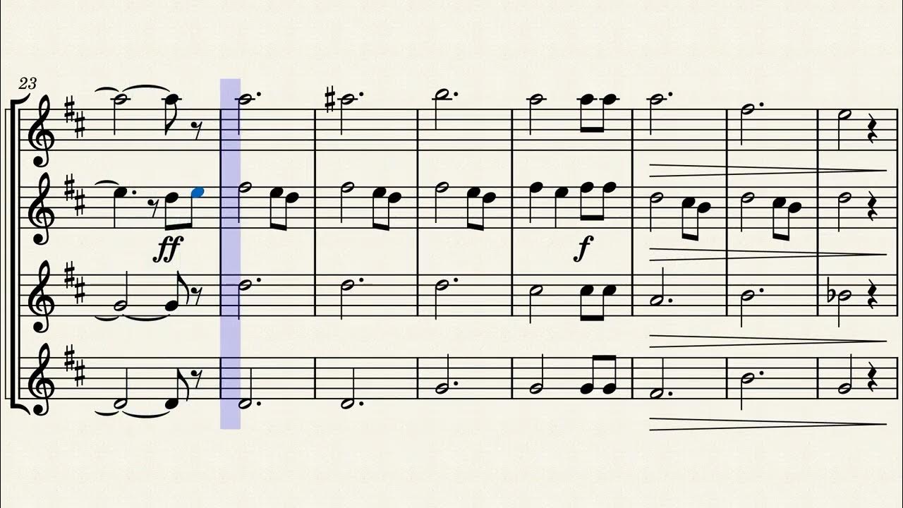 Ebb Tide Tim Waurick for Trumpet Quartet YouTube