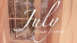 Noah Cyrus — July (8D audio // Slowed down)
Original song: https://youtu.be/KhjTa_7Nq6Y
HEADPHONES REQUIRED🎧
Ideas for next song?🔥
If you like this video don’t forget to leave a like and a subscribe💓
Share with your friends‼️
Thank you ❤️ Noah Cyrus — July (8D audio // Slowed down)