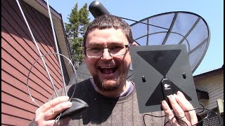 Clear TV Flat Antenna Review and Unboxing + VS Rabbit Ears - Free To Air Antenna Testing! screenshot 5