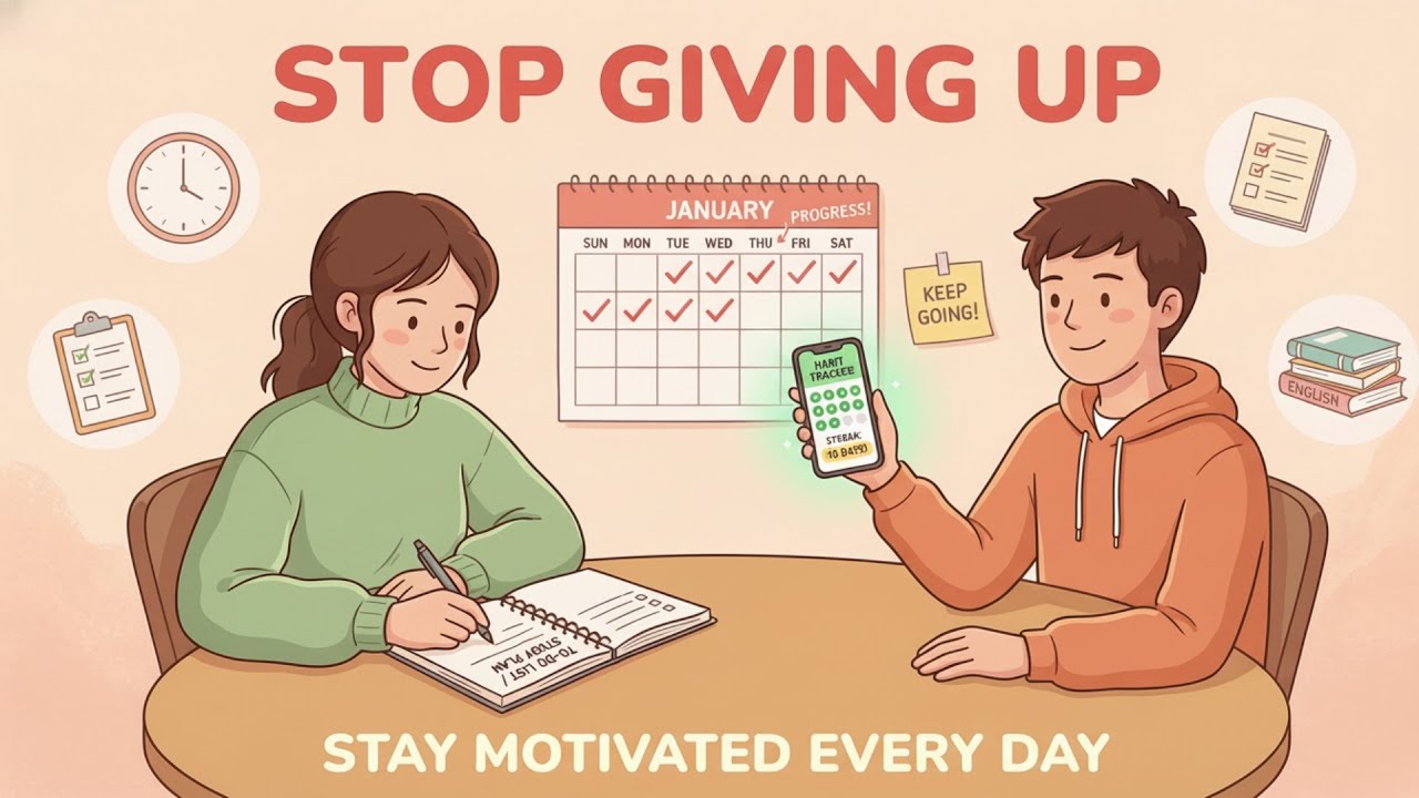 How to Stay Motivated While Learning English Stop Giving Up!