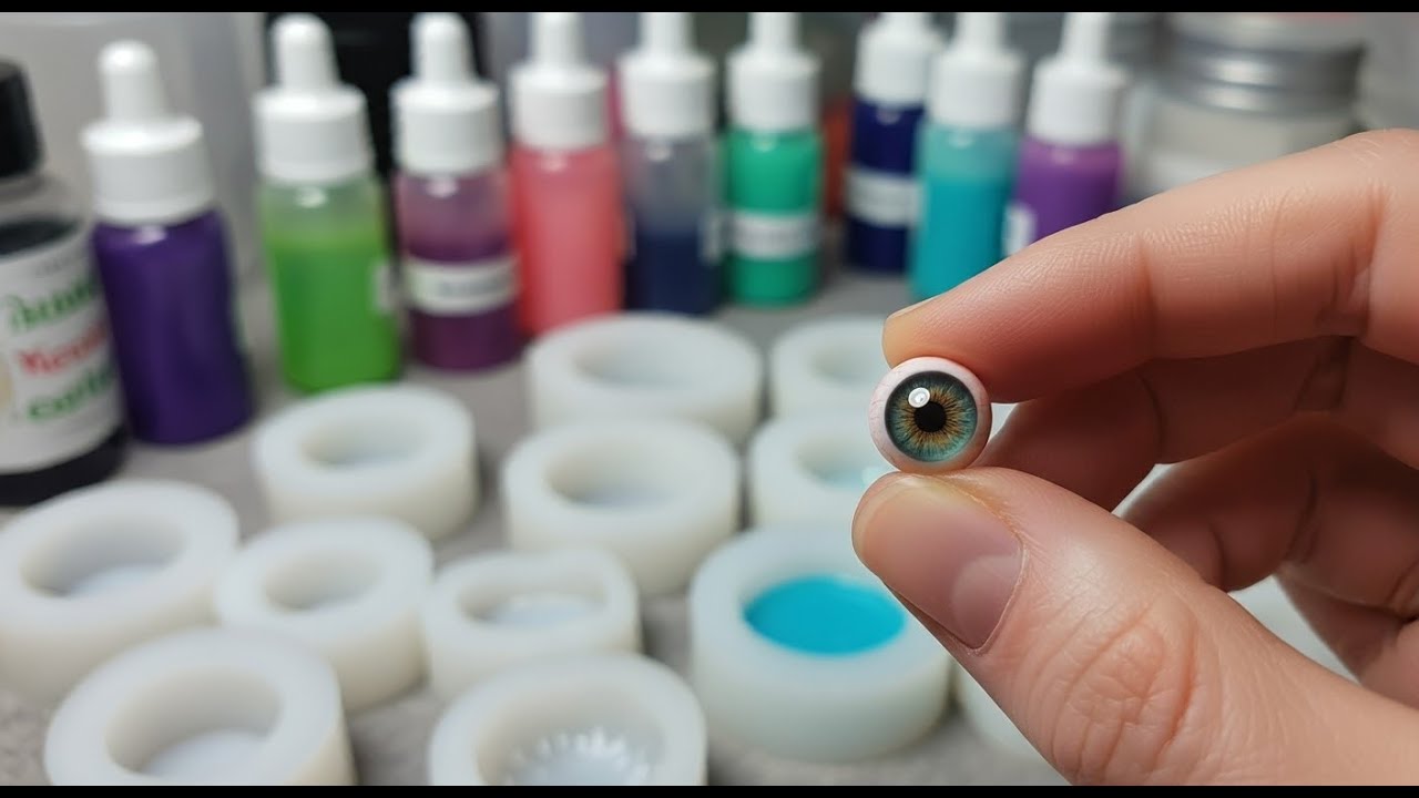 Create Realistic Human Eyes with Epoxy Resin - Easy Tutorial!