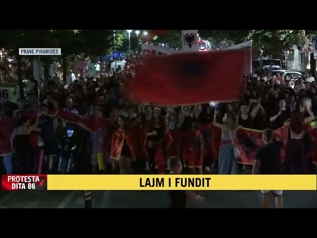 Vijon marshimi i protestuesve në rrugët e Tiranës: Arrestoni Ramën! Poshtë oligarkia