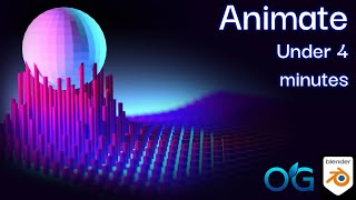 Full Geo node animation for beginners. Blender geometry node tutorial Update