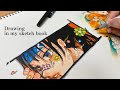 【Copic】コピックで気ままにイラストメイキング🌼 ~下描きから完成まで