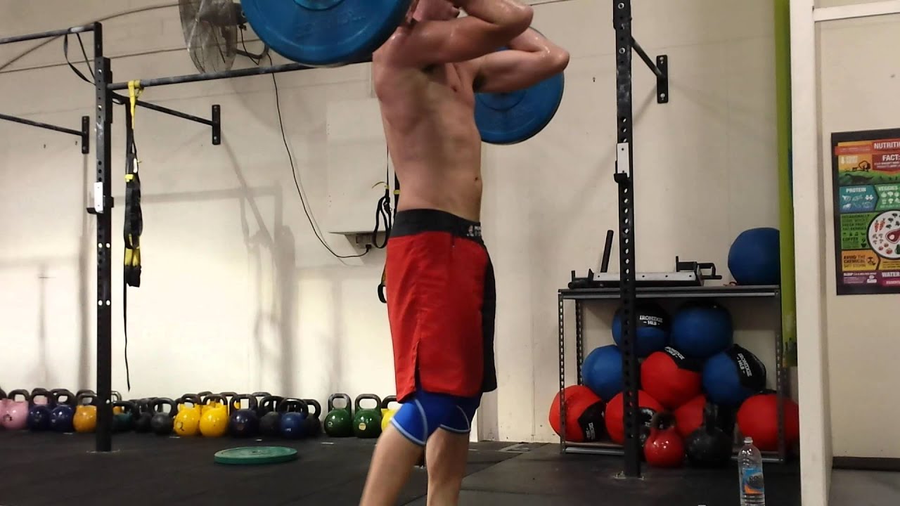 Rory Cubitt CrossFit Workout Power Cleans 60kg/T2B YouTube