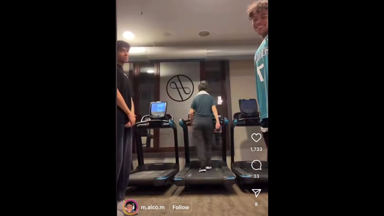 Three Young Men Making Fun of an Older Woman Doing Cardio. How sad… Shame on you. 😶
