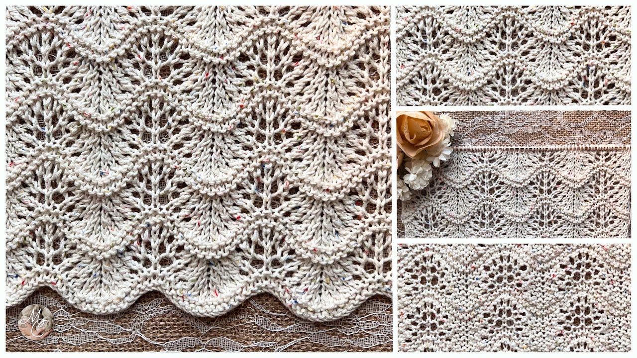 #366 Point de Vagues au TRICOT - DÉBUTANT ✅ @mailanec #tutorial #knitting #pattern #tricot #вязание