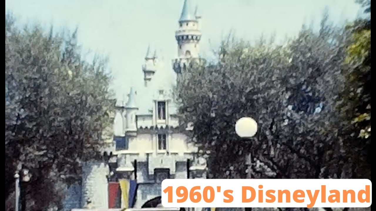 1960’s Disneyland Vintage Rides - Characters Footage Video