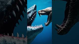 Megalodon vs Titanoboa 🦈🐍 Epic 3D Ocean Battle | Giant Monster Fight | Who Will Win? 🔥