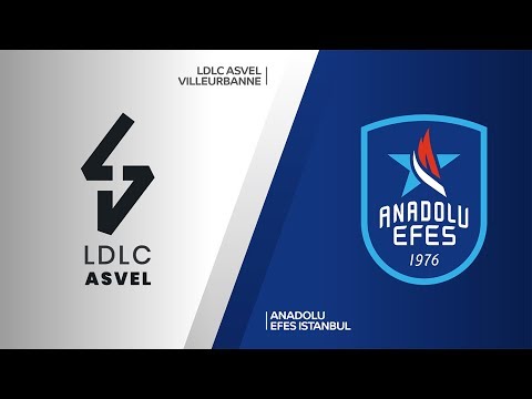 LDLC ASVEL Villeurbanne - Anadolu Efes Istanbul Highlights |Turkish Airlines EuroLeague, RS Round 9