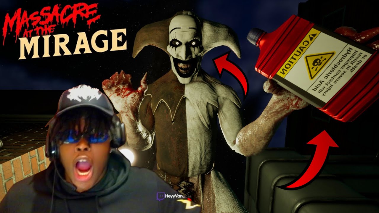 I WORKED AT A MOVIE THEATER WITH A TERRIFYING KILLER CLOWN ON THE LOOSE.. [MASSACRE AT THE MIRAGE]