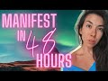 Manifest in 48 Hours! (I manifested a vacation!) Law of Attraction Success Story (& HOW to do it)