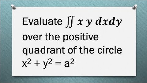 MA25C01-Applied Calculus|MA3151-Matrices and Calculus|Multiple Integrals|Double Integration in Tamil