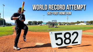 World Record Attempt For The Farthest Baseball Ever Hit With 2023