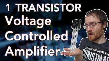 Single Transistor Voltage Controlled amplifier! (VCA)