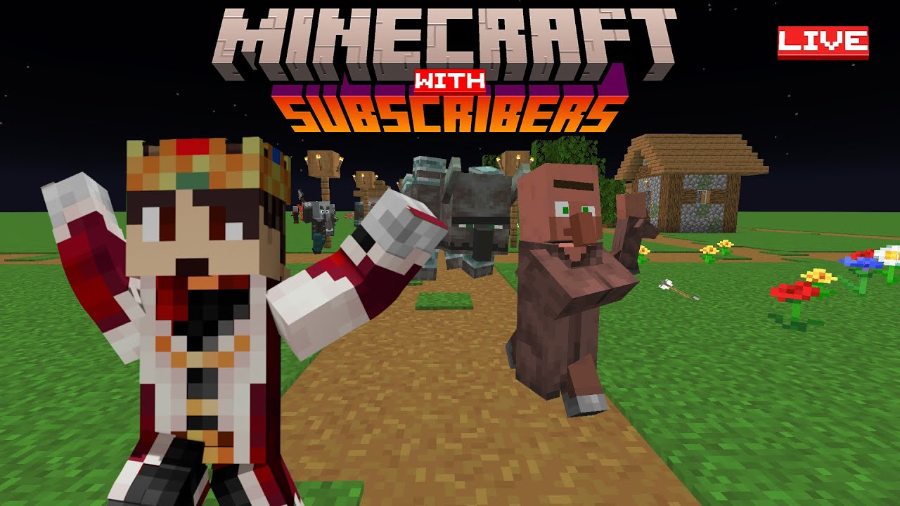 Subscriber ke Saath Minecraft Mein Masti - Free to Join! - YouTube