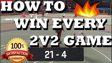 NBA 2K17 HOW TO WIN EVERY 2V2 MY PARK REP UP FAST!