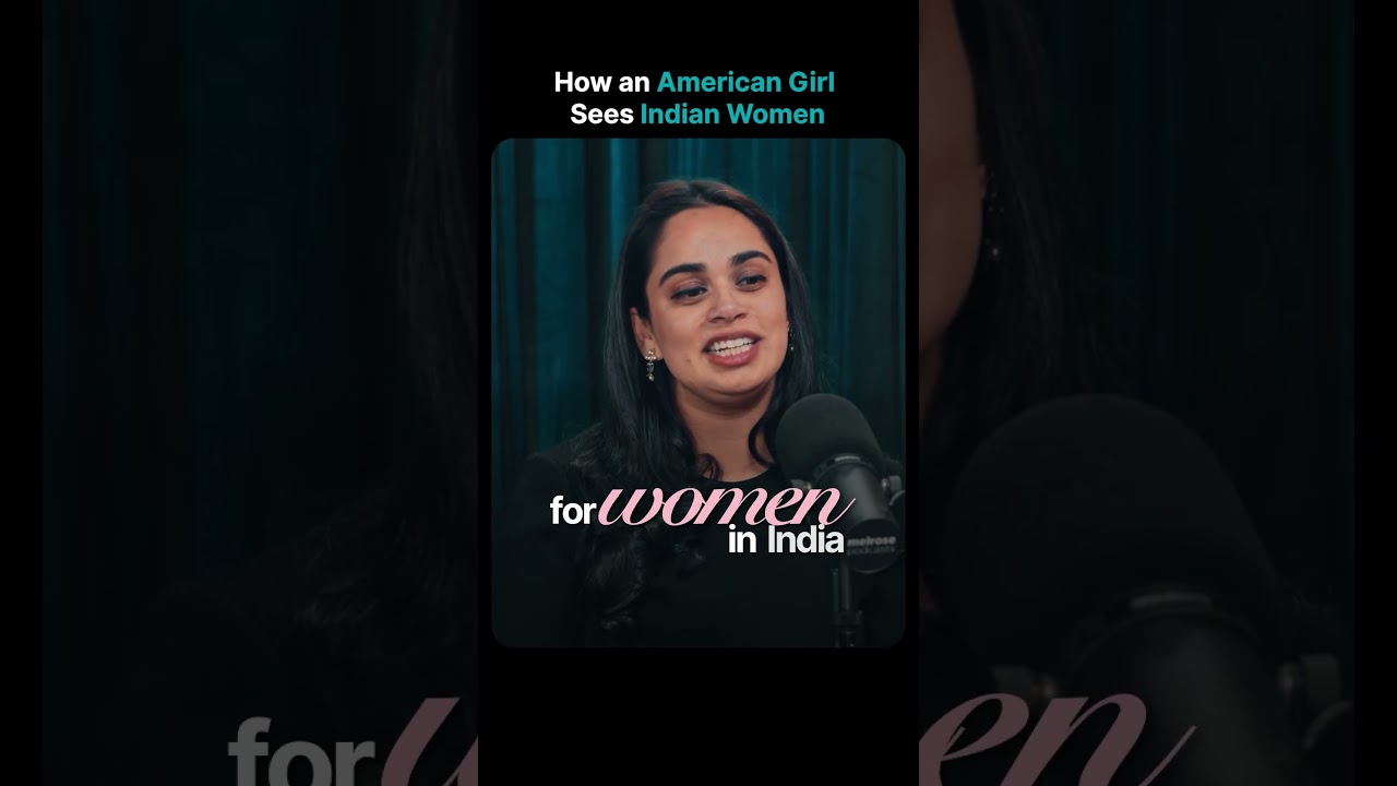 Как американская девушка видит индийскую женщину? 