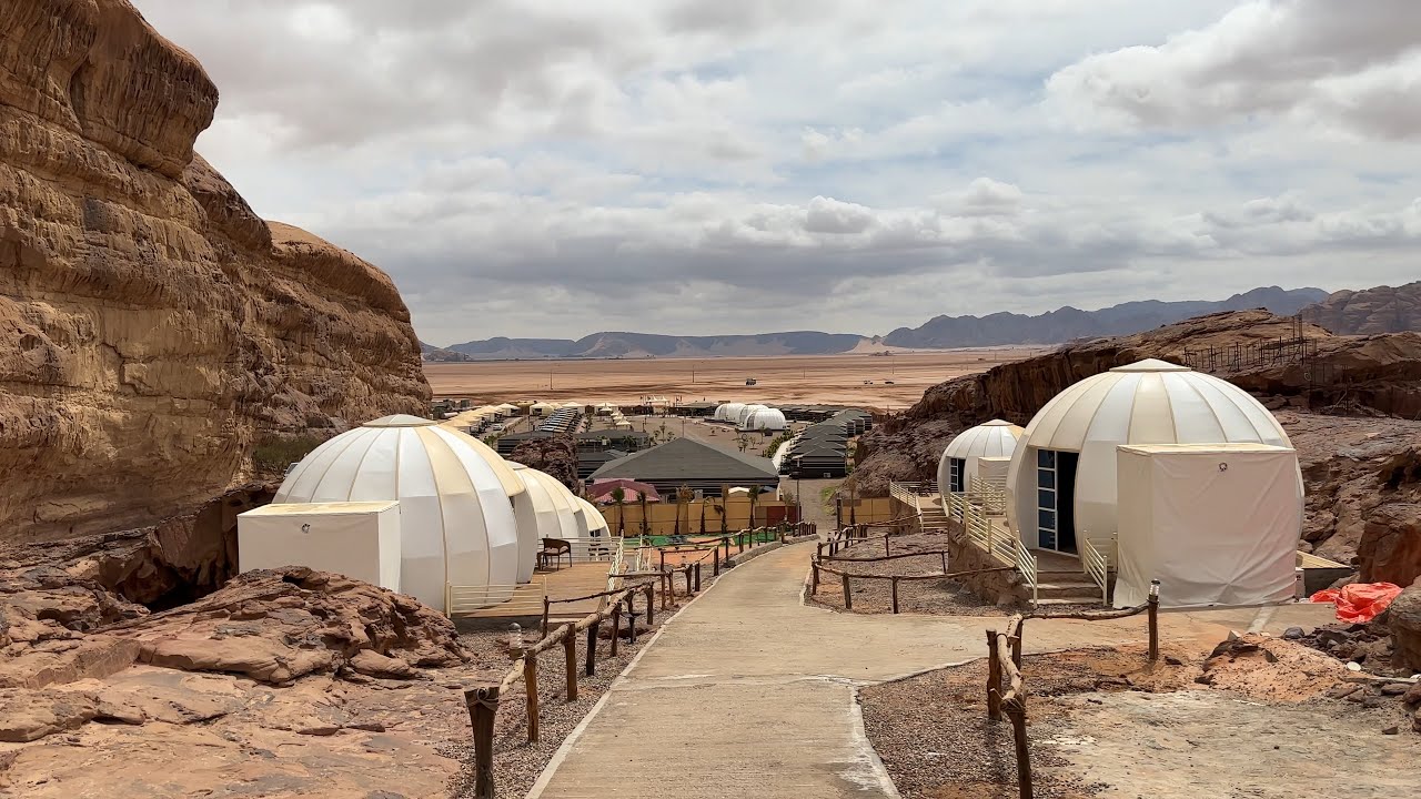 Amazing Bubble Luxotel in Wadi Rum Tour of Rum Oasis Luxury Camp and