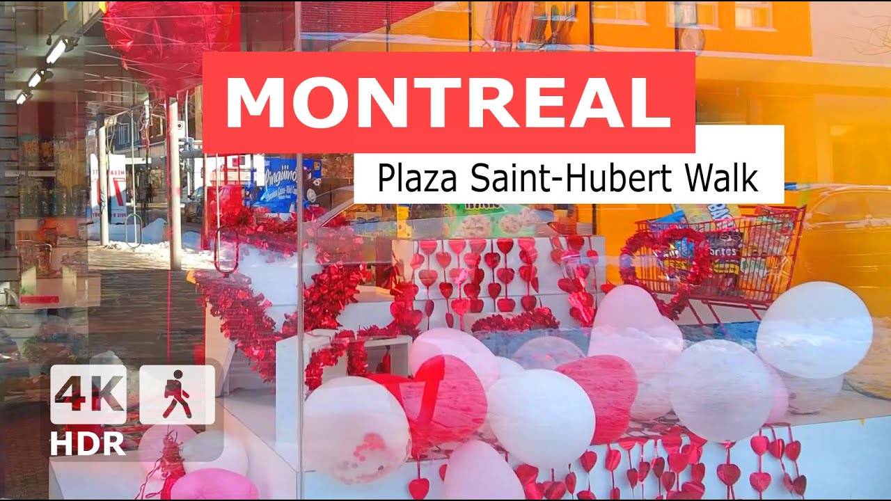 [ 4K ] Plaza Saint-Hubert ❄️ Winter 2025 Walking Tour | Montreal, Quebec, Canada 🇨🇦
