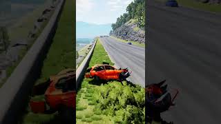 Full Throttle Insane Long Downhill Mayhem! / BeamNG.drive #shorts