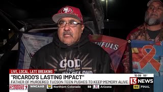 Father of murdered Tucson teen keeps memory alive by helping others