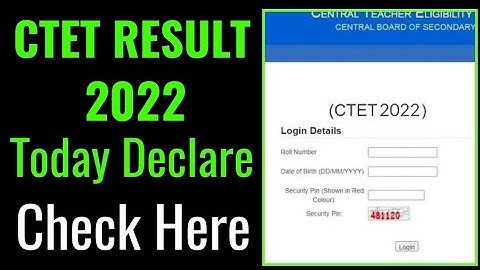 ctet result 2022 kaise dekhe mobile se, how to check ctet result 2022 in mobile, ctet result declare