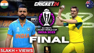 India vs Australia ICC Cricket World Cup 2023 FINAL Match But In Cricket 24 T10 Format - RtxVivek
