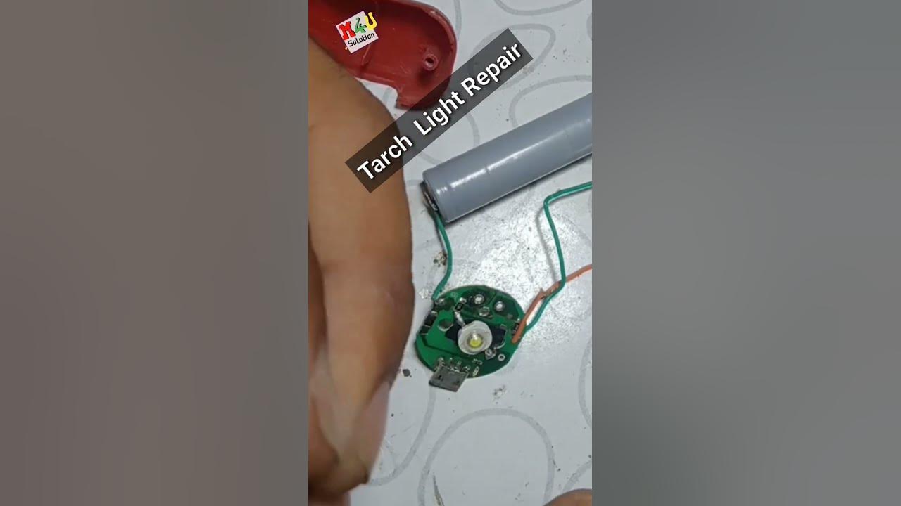 Rechargeable Torch Light Repair Emergency Light Repair. YouTube
