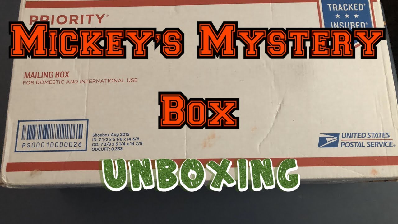 Vlogmas, день 25: Распаковка таинственной коробки Микки