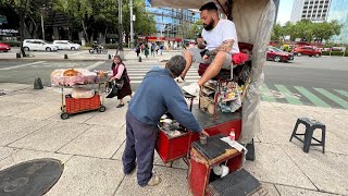 $1 Shoe Cleaning in Mexico City 🇲🇽