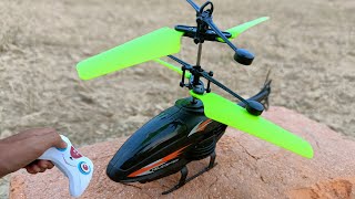 Mini green latest 2.4Hz rc helicopter unboxing and fly test