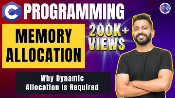 How Memory is Allocated to a Process? | Why Dynamic allocation is Required?