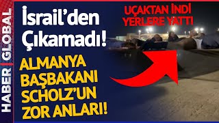 Almanya Başbakanı Scholz İsrailde Yerleri Öptü Sirenler Çaldı Korku Dolu Anlar Yaşadı