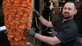 The Most Popular Turkish Street Food | How Chicken Döner İs Made
