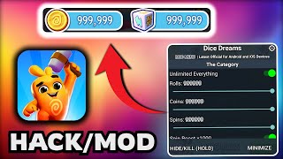 Dice Dreams Hack 2026 – Unlimited Rolls & Coins Mod APK (iOS & Android) Working screenshot 1