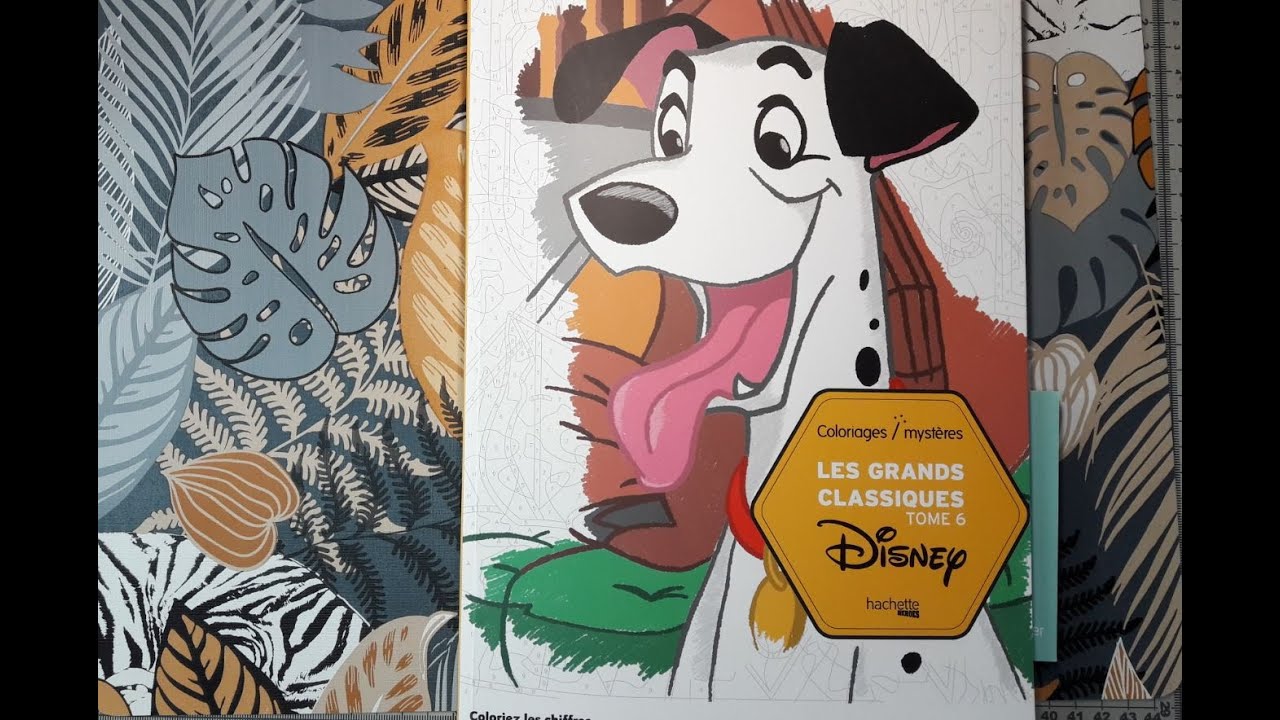Coloriage mystère Disney tome 6 - YouTube
