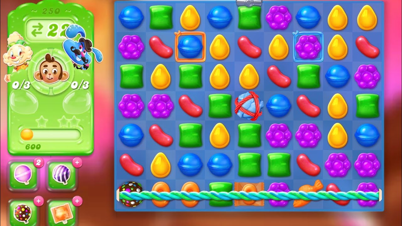 Candy Crush Jelly GamePlay Gaming Level 250 YouTube