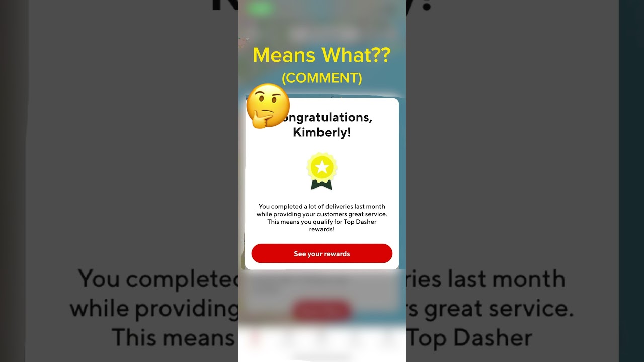 Top Dasher Means What? Now? 🤔 