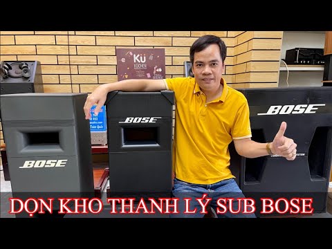 XẢ KHO THANH LÝ VUA BASS SUB BOSE 502 Tiến Dũng Audio Sài Gòn