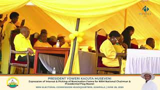 President Museveni Picks Nomination Forms for NRM National Chairman & Presidential Flag Bearer