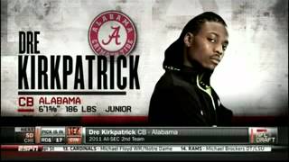Famous 2012 NFL Draft   Pick 17 Bengals   D Kirkpatrick Wealth