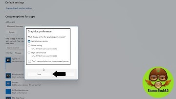 How to Set Default GPU for Apps on Windows 11
